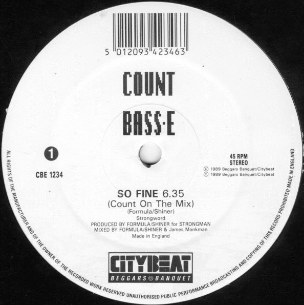 Count Bass-E - So Fine | City Beat (CBE 1234) - 3