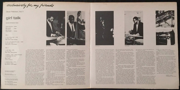 Oscar Peterson - Girl Talk | Polydor (583 719) - 3