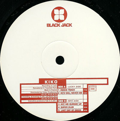 Kiko - Flash In The Night EP | Black Jack (002) - 3