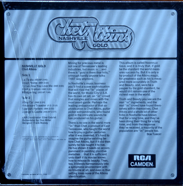 Chet Atkins - Nashville Gold | RCA Camden (CL-50026)