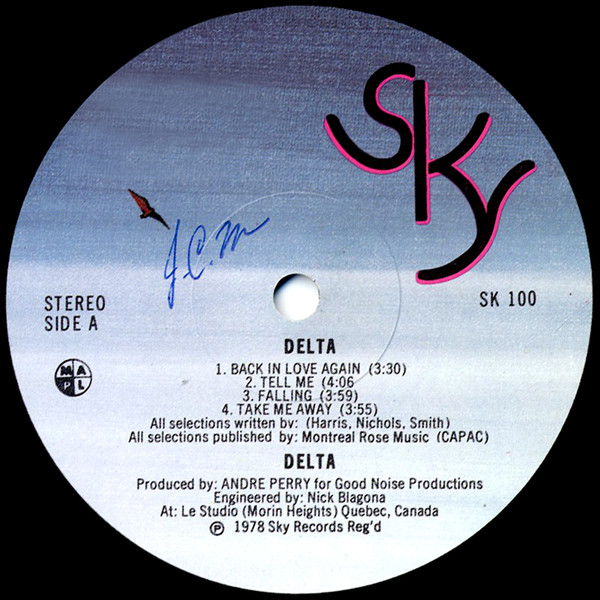 Delta - Delta | Sky Records (SK 100) - 3 Delta - Delta | Sky Records (SK 100) - 3