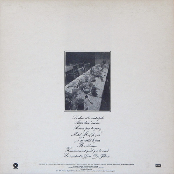 Beau Dommage - Où Est Passée La Noce? | Capitol Records (SKAO 70.037) - 3 Beau Dommage - Où Est Passée La Noce? | Capitol Records (SKAO 70.037) - 3