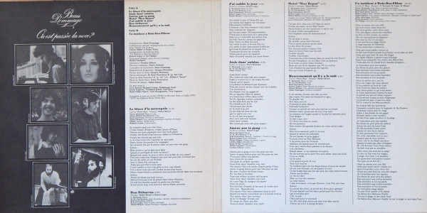 Beau Dommage - Où Est Passée La Noce? | Capitol Records (SKAO 70.037) - 2 Beau Dommage - Où Est Passée La Noce? | Capitol Records (SKAO 70.037) - 2