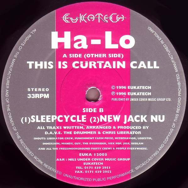 Ha-Lo - This Is Curtain Call | Eukatech (EUKA 12003)