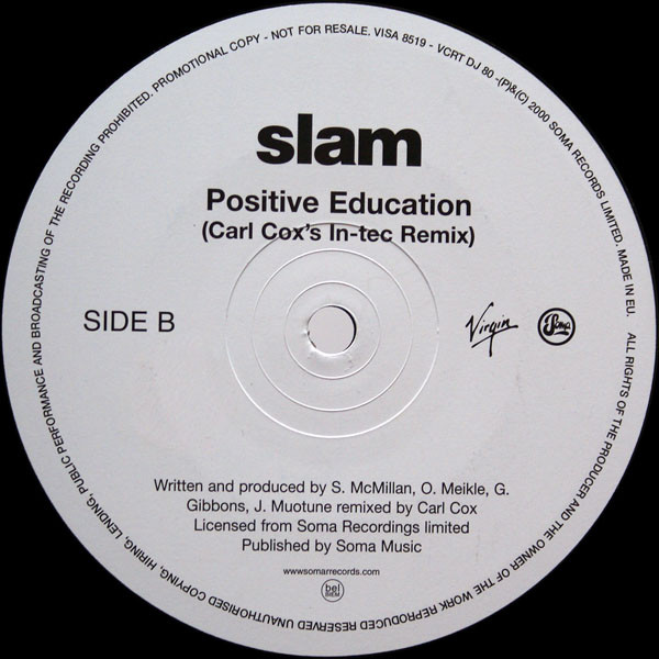 Slam - Positive Education | VC Recordings (VCRT DJ 80) - 2