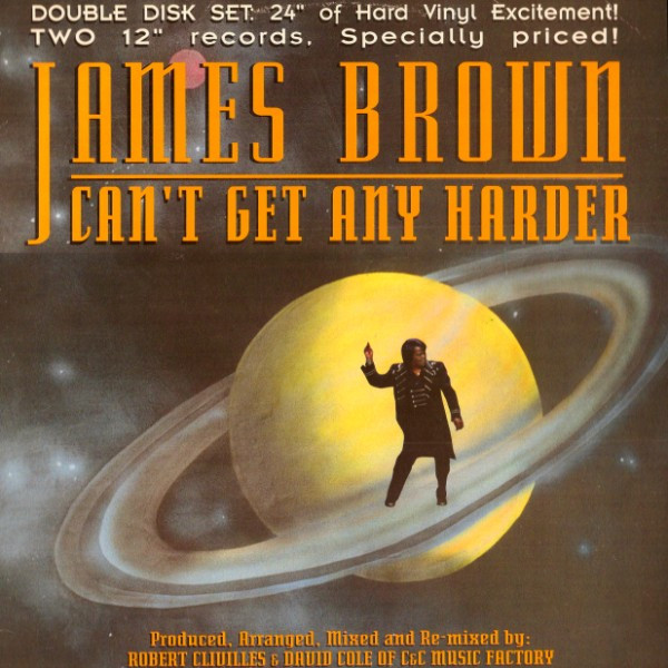 James Brown - Can't Get Any Harder | Scotti Bros. Records (72392 75352-1) - main
