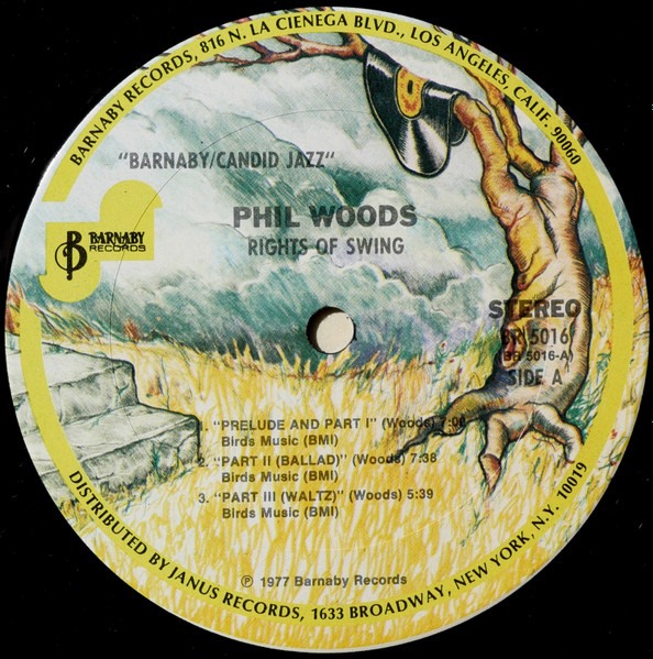 Phil Woods - Rights Of Swing | Barnaby Records (BR 5016) - 3