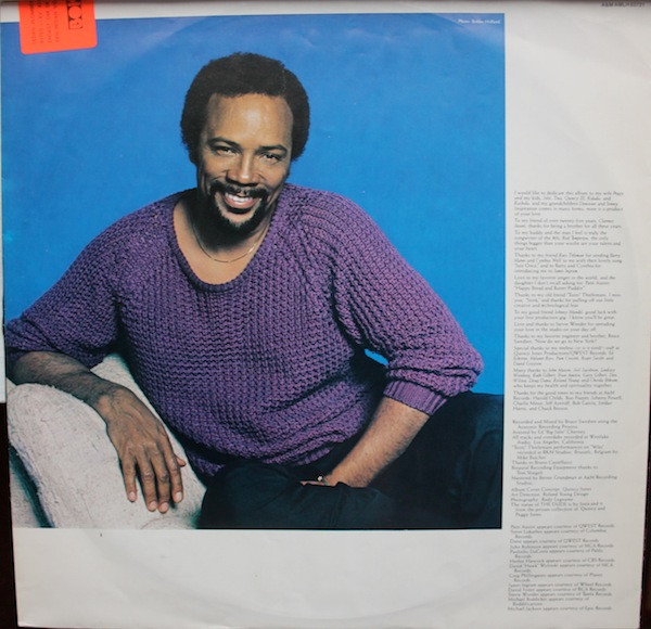 Quincy Jones - The Dude | A&M Records (AMLH 63721) - 5