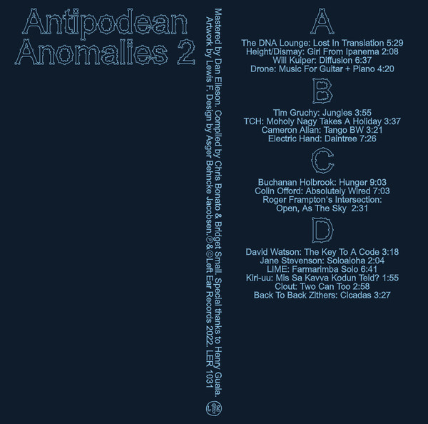 Various - Antipodean Anomalies 2 | Left Ear Records (LER 1031) - 2