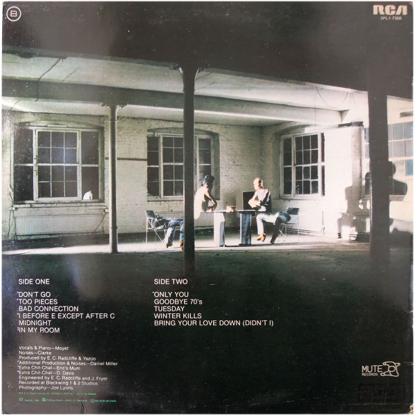 Yazoo - Upstairs At Eric's = Arriba Donde Eric | RCA Victor (SPL1-7366) - 2
