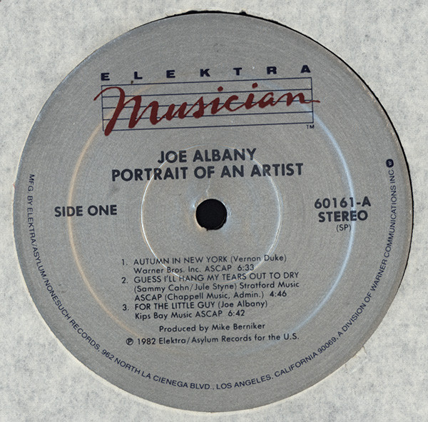 Joe Albany - Portrait Of An Artist | Elektra Musician (60161) - 3 Joe Albany - Portrait Of An Artist | Elektra Musician (60161) - 3