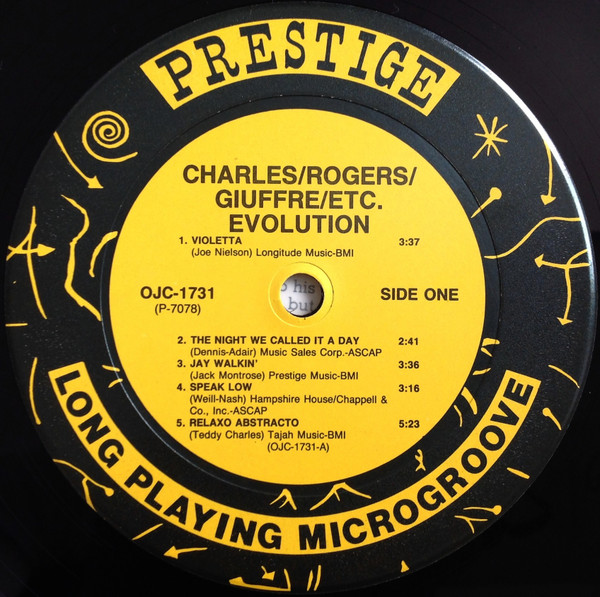 Teddy Charles / Shorty Rogers / Jimmy Giuffre / Charles Mingus / Shelly Manne - Evolution | Original Jazz Classics (OJC-1731) - 3