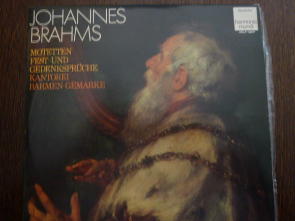 Johannes Brahms , Kantorei Barmen-Gemarke - Motetten Fest- Und Gedenksprüche | BASF/Harmonia Mundi (20 21016-2) - 2