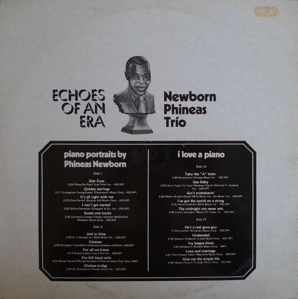 Phineas Newborn Trio - Echoes Of An Era | Marfer (Album RE 29 S) - 2