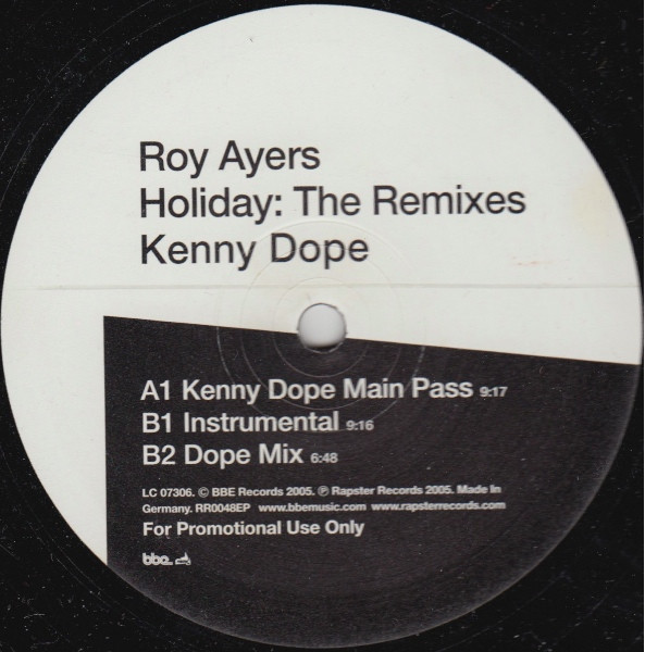 Roy Ayers - Holiday: The Remixes | Rapster Records (RR0048EP) - main