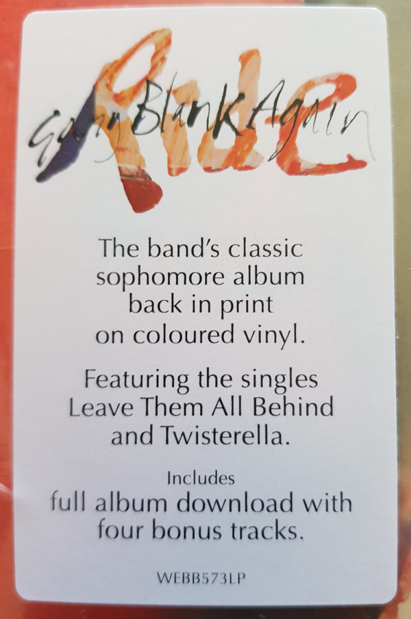 Ride - Going Blank Again | Wichita (webb573lp)