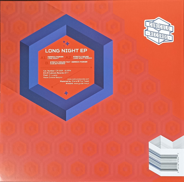 Strictly Sound Prodz Feat Derrick Parker - Long Night EP | Cubiculo Records (CR12009) - 2