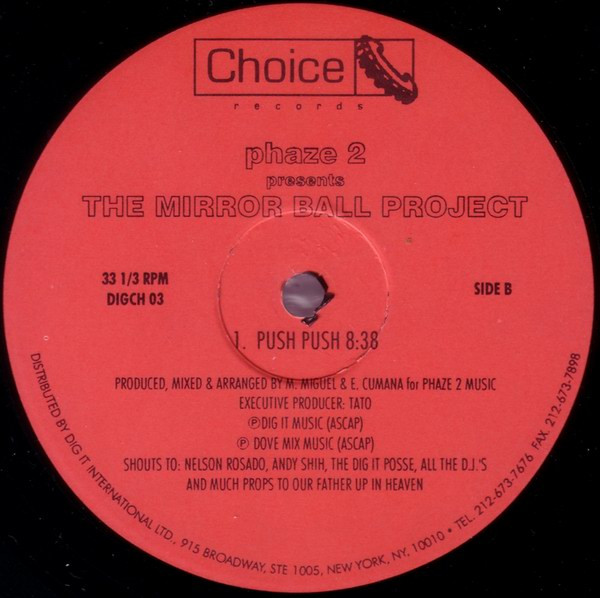 Phaze 2 - The Mirror Ball Project | Choice Records (DIGCH 03)