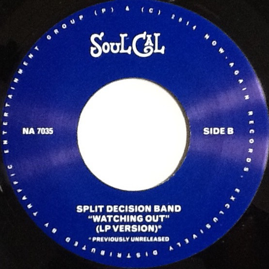 Split Decision Band - Watching Out | Now-Again Records (NA 7035) - 2
