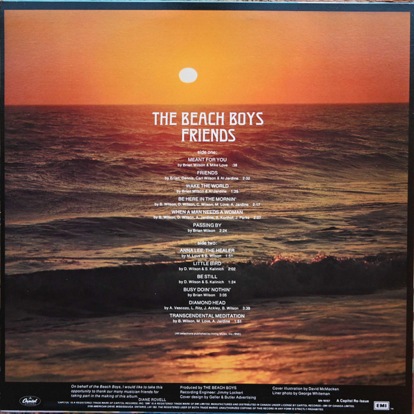 The Beach Boys - Friends | Capitol Records (SN-16157) - 2 The Beach Boys - Friends | Capitol Records (SN-16157) - 2