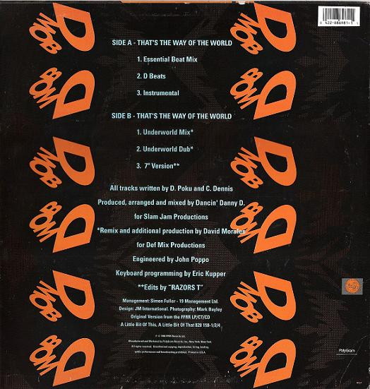 D Mob With Cathy Dennis - That's The Way Of The World | FFRR (886 981-1) - 2 D Mob With Cathy Dennis - That's The Way Of The World | FFRR (886 981-1) - 2