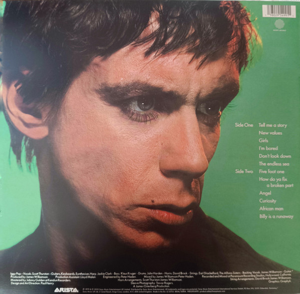 Iggy Pop - New Values (2025 Reissue) [Vinyl] | Sony Music (19802954991) - 2