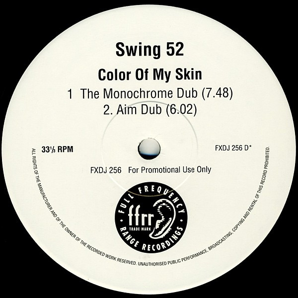 Swing 52 - Color Of My Skin | FFRR (FXDJ 256) - 4