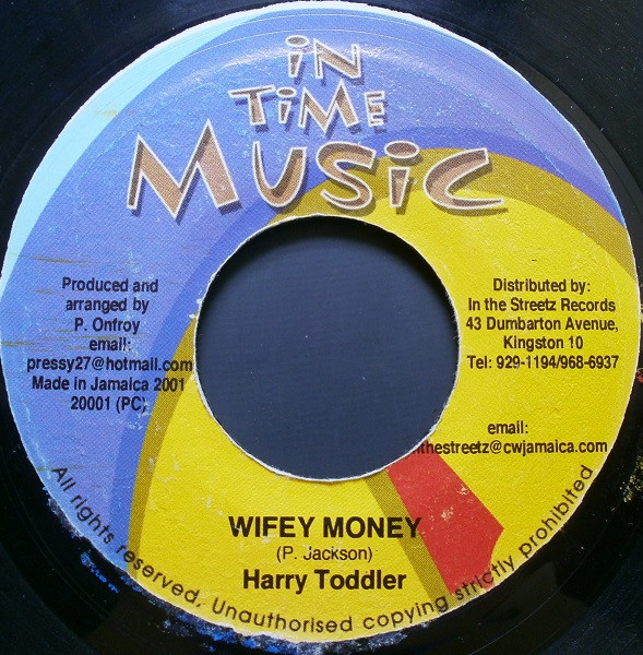 Harry Toddler / Nadz & Kafinal - Wifey Money / Wanna Know | In Time Music (none) - main