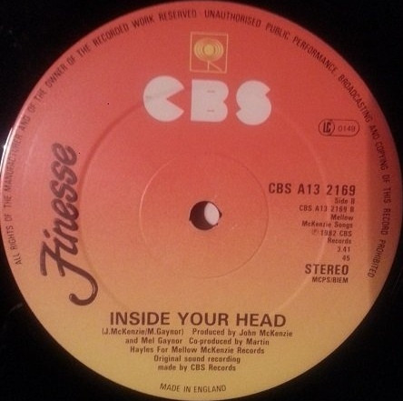 Finesse - Feel It | CBS (CBS A13 2169) - 2