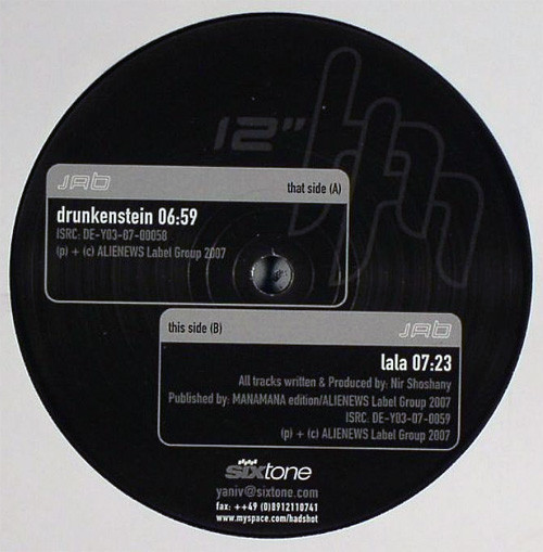 Jab - Drunkenstein / Lala | Hadshot Haheizar (HADSH074) - main