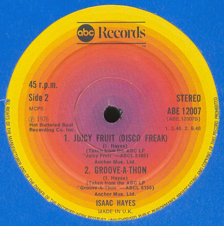 Isaac Hayes Movement / Isaac Hayes - Four Tracks From Isaac Hayes | ABC Records (ABE 12007) - 3 Isaac Hayes Movement / Isaac Hayes - Four Tracks From Isaac Hayes | ABC Records (ABE 12007) - 3