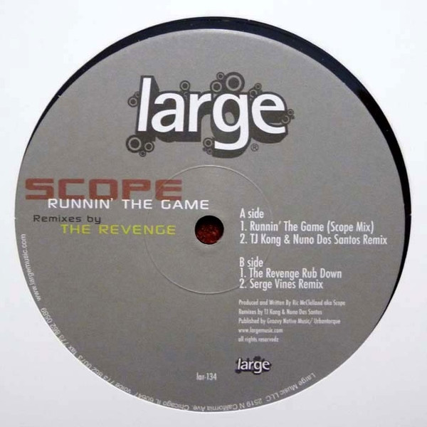 Scope - Runnin' The Game | Large Records (lar-134)