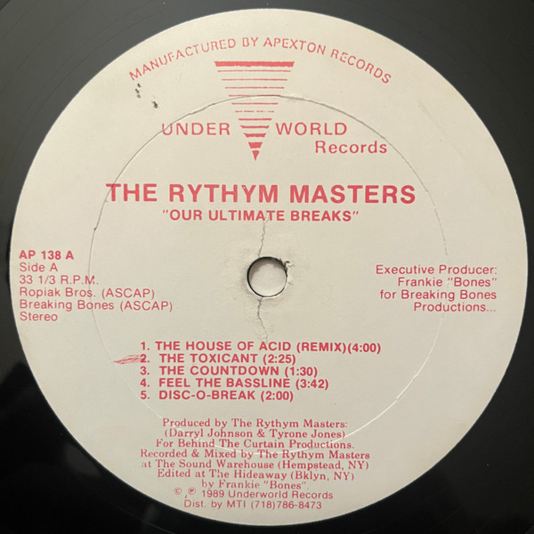 The Rhythm Masters - Our Ultimate Breaks | Underworld Records (AP 138)