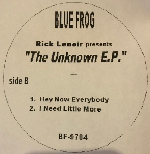 Rick Lenoir - The Hustle Track | Blue Frog Records (BF-9704) - 2