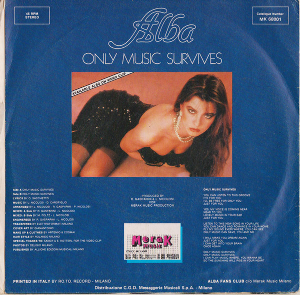 Alba - Only Music Survives | Merak Music (MK 68001) - 2 Alba - Only Music Survives | Merak Music (MK 68001) - 2