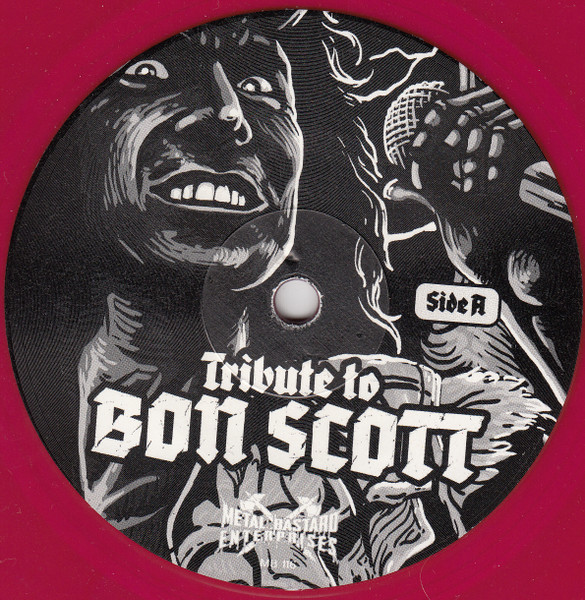 The Allstars Band - Tribute To Bon Scott (Limited Edition - Red Translucent Vinyl) [Vinyl] | Metal Bastard Enterprises (MB116) - 3