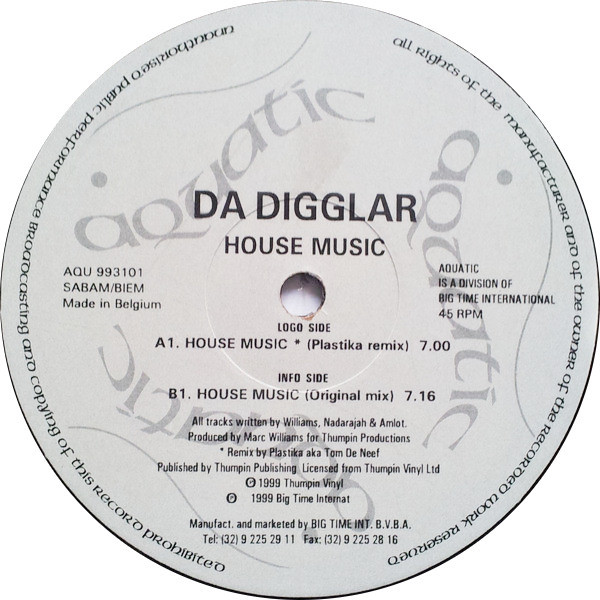 Da Digglar - House Music | Aquatic (AQU 993101) - main Da Digglar - House Music | Aquatic (AQU 993101) - main