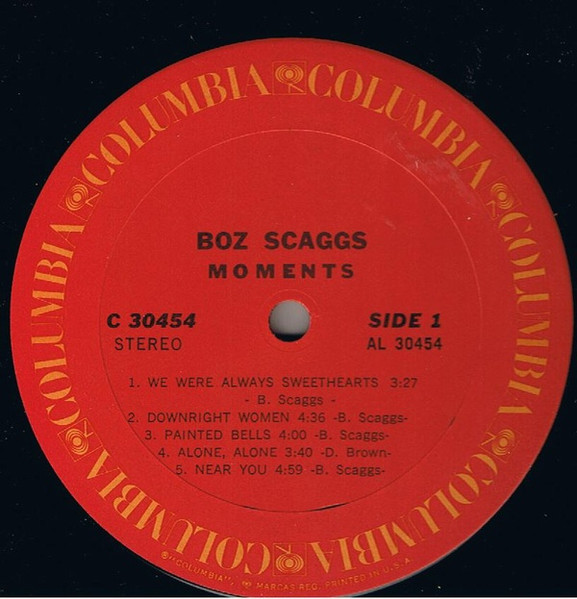 Boz Scaggs - Moments | Columbia (C 30454) - 3 Boz Scaggs - Moments | Columbia (C 30454) - 3