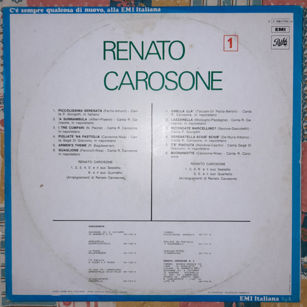 Renato Carosone - Blue Italian Skies | Pathé (3 C 048-17300 M) - 2
