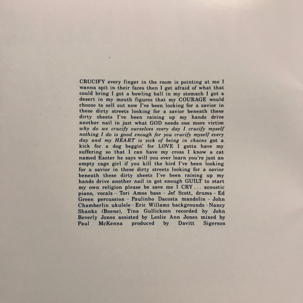 Tori Amos - Little Earthquakes (CD) | EastWest (CD 82358) - 4 Tori Amos - Little Earthquakes (CD) | EastWest (CD 82358) - 4