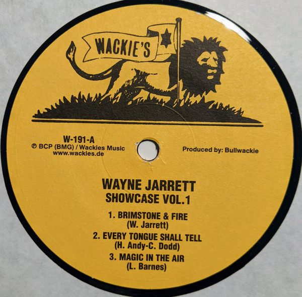 Wayne Jarrett - Showcase Vol. 1 | Wackie's (W-191) - 3
