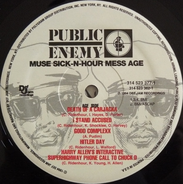 Public Enemy - Muse Sick-N-Hour Mess Age | Def Jam Recordings (314 523 362-1) - 8