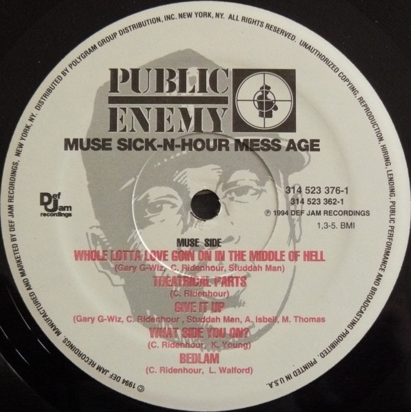 Public Enemy - Muse Sick-N-Hour Mess Age | Def Jam Recordings (314 523 362-1) - 5