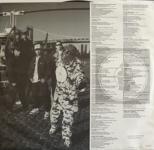 Public Enemy - Muse Sick-N-Hour Mess Age | Def Jam Recordings (314 523 362-1) - 11