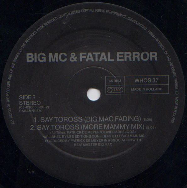 Beatmaster Big Mc & Fatal Error - Say Toross | Who's That Beat? (WHOS 37) - 4 Beatmaster Big Mc & Fatal Error - Say Toross | Who's That Beat? (WHOS 37) - 4