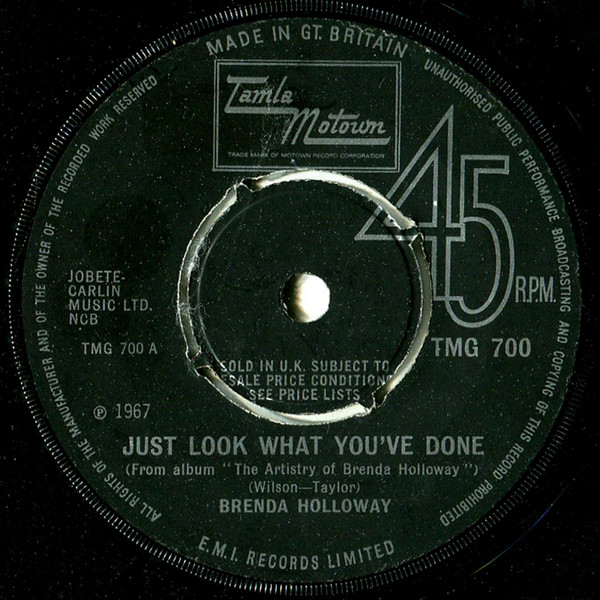 Brenda Holloway - Just Look What You’ve Done | Tamla Motown (TMG 700) - main