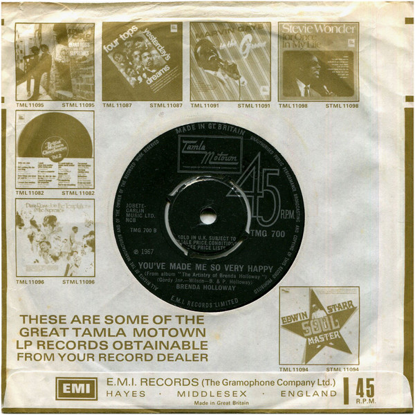 Brenda Holloway - Just Look What You’ve Done | Tamla Motown (TMG 700) - 4