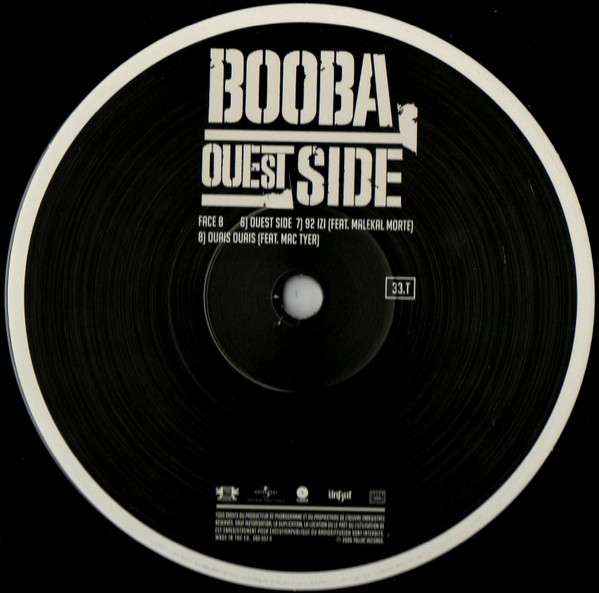 Booba - Ouest Side | Tallac Records (080 962 2) - 4 Booba - Ouest Side | Tallac Records (080 962 2) - 4