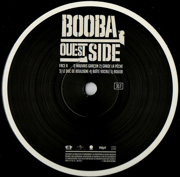 Booba - Ouest Side | Tallac Records (080 962 2) - 3 Booba - Ouest Side | Tallac Records (080 962 2) - 3