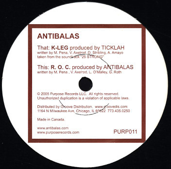Antibalas - K-Leg | Purpose (PURP 011)